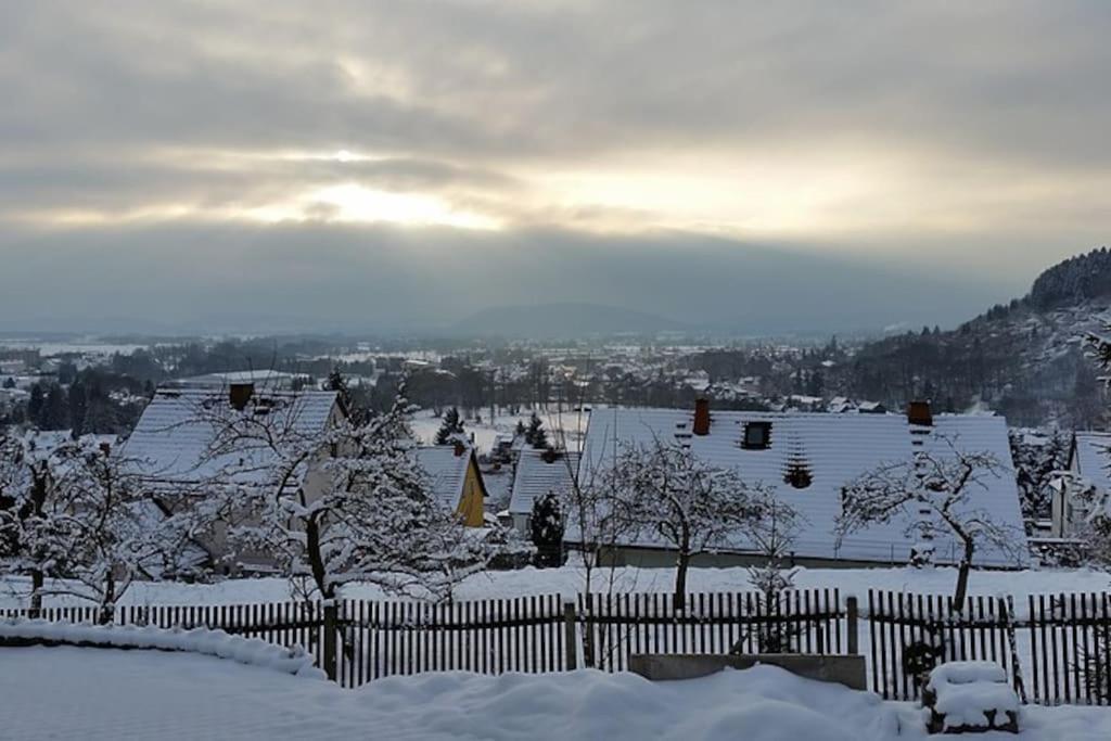 Ferienhaus Sonnenblick Entspannung Mit Sauna Kamin Und Balkon Sonneberg Exterior photo