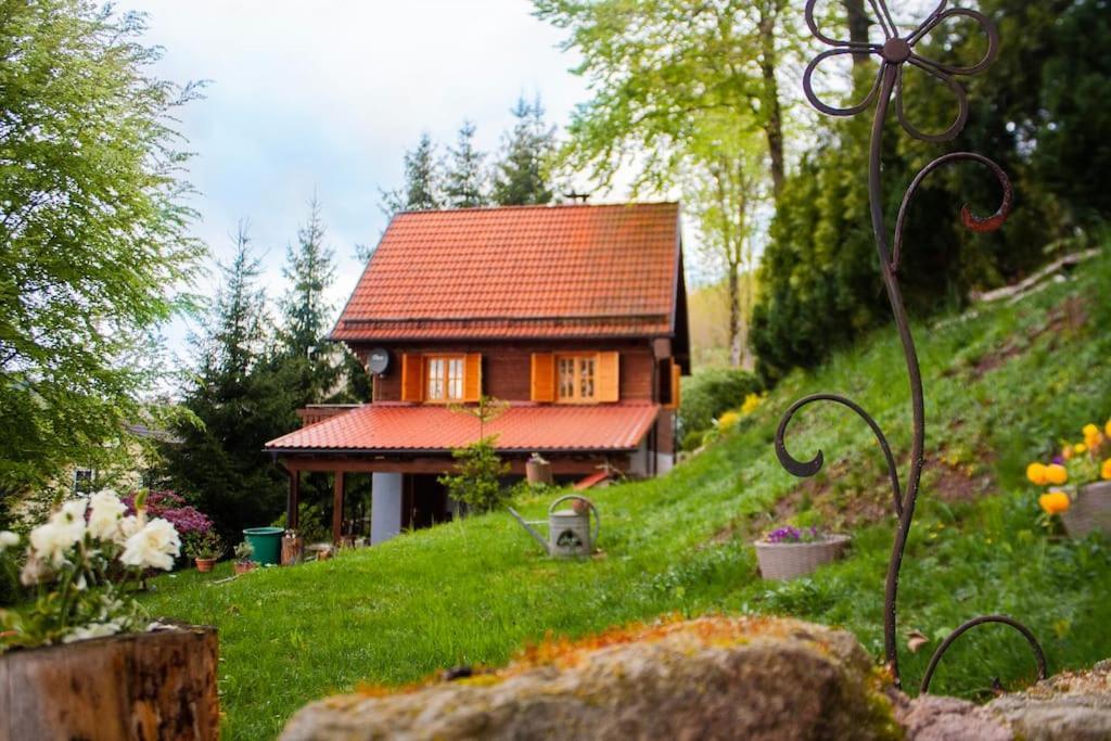 Ferienhaus Sonnenblick Entspannung Mit Sauna Kamin Und Balkon Sonneberg Exterior photo