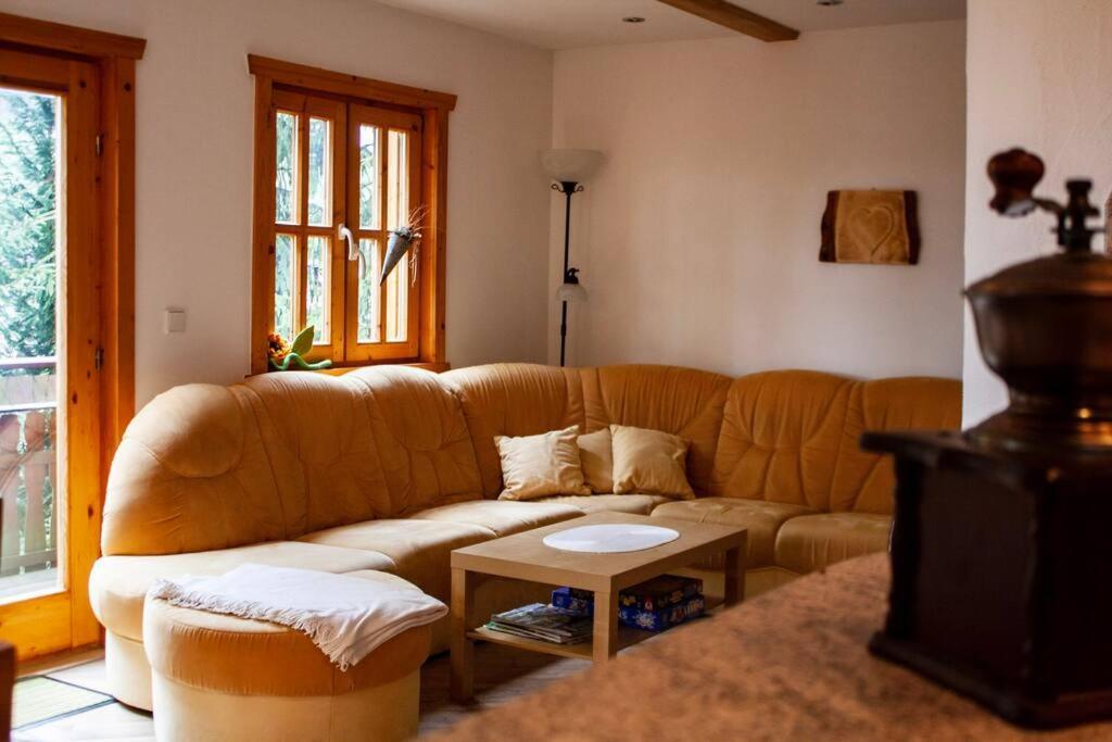 Ferienhaus Sonnenblick Entspannung Mit Sauna Kamin Und Balkon Sonneberg Exterior photo