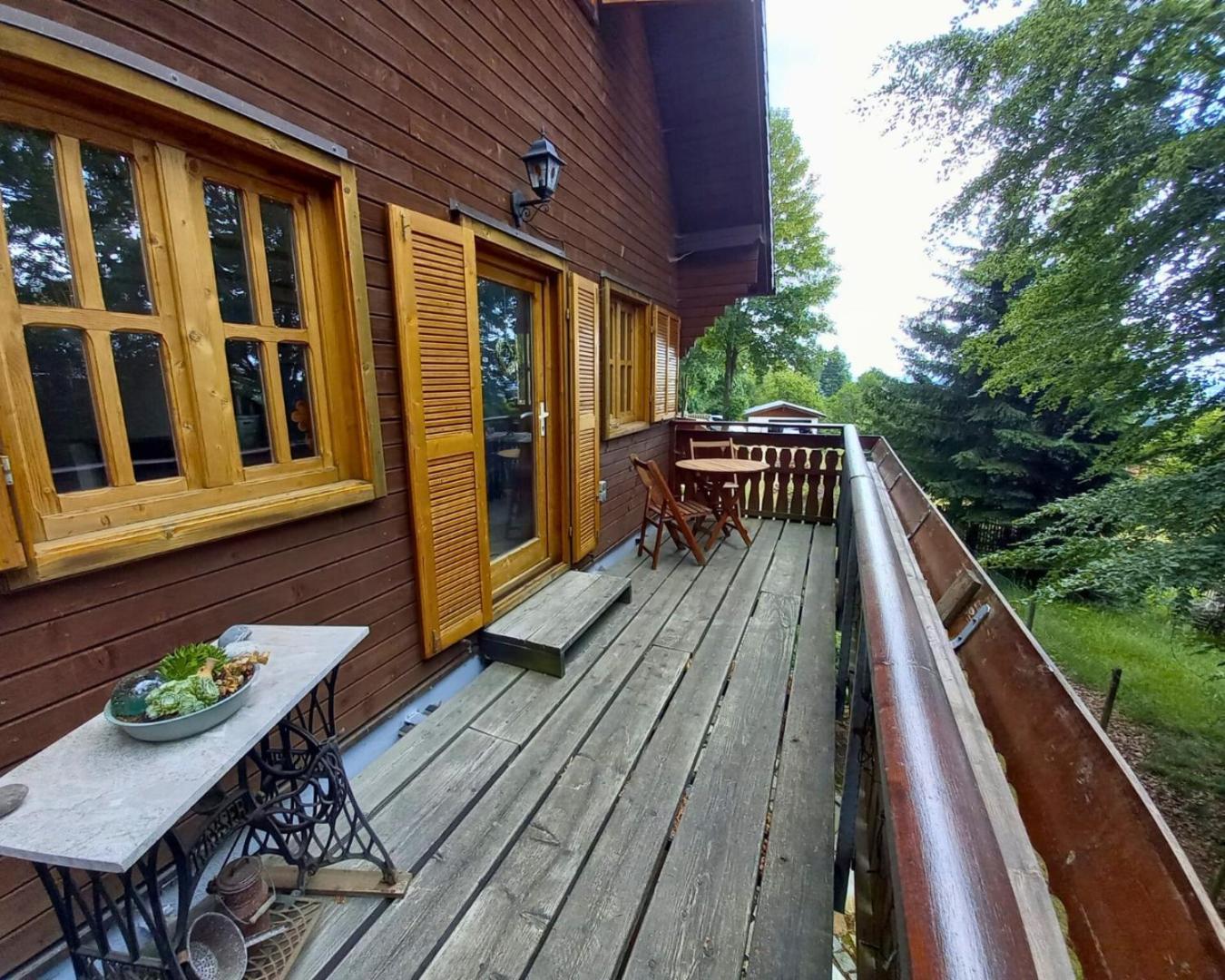 Ferienhaus Sonnenblick Entspannung Mit Sauna Kamin Und Balkon Sonneberg Exterior photo
